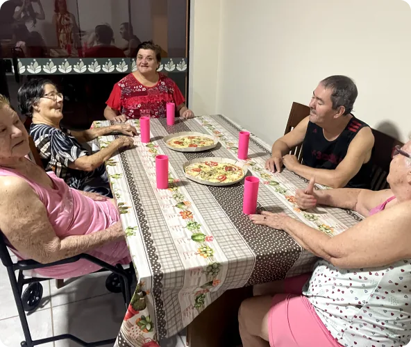 Estrutura de acolhimento do Nuna Residencial Sênior